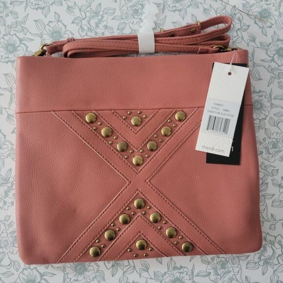 NWT The Sak Tomboy Convertible Leather Clutch - Picture 3 of 5